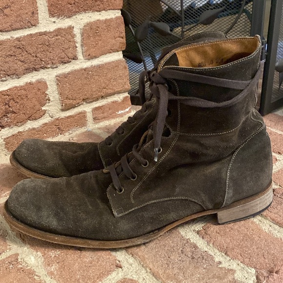 John Varvatos Suede Boots Made In Italy Sz 11 Men’s - Picture 2 of 11